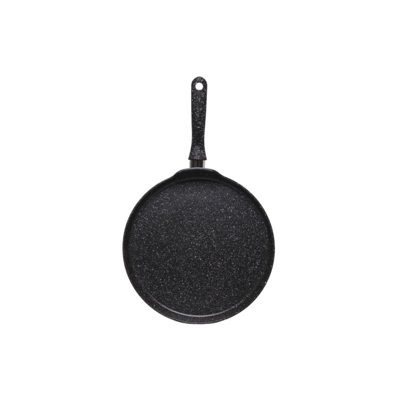 Phoenix Black Marble Forged Crepe Pan