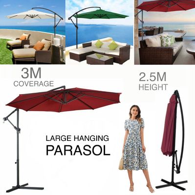 Hanging Parasol (Off-White)
