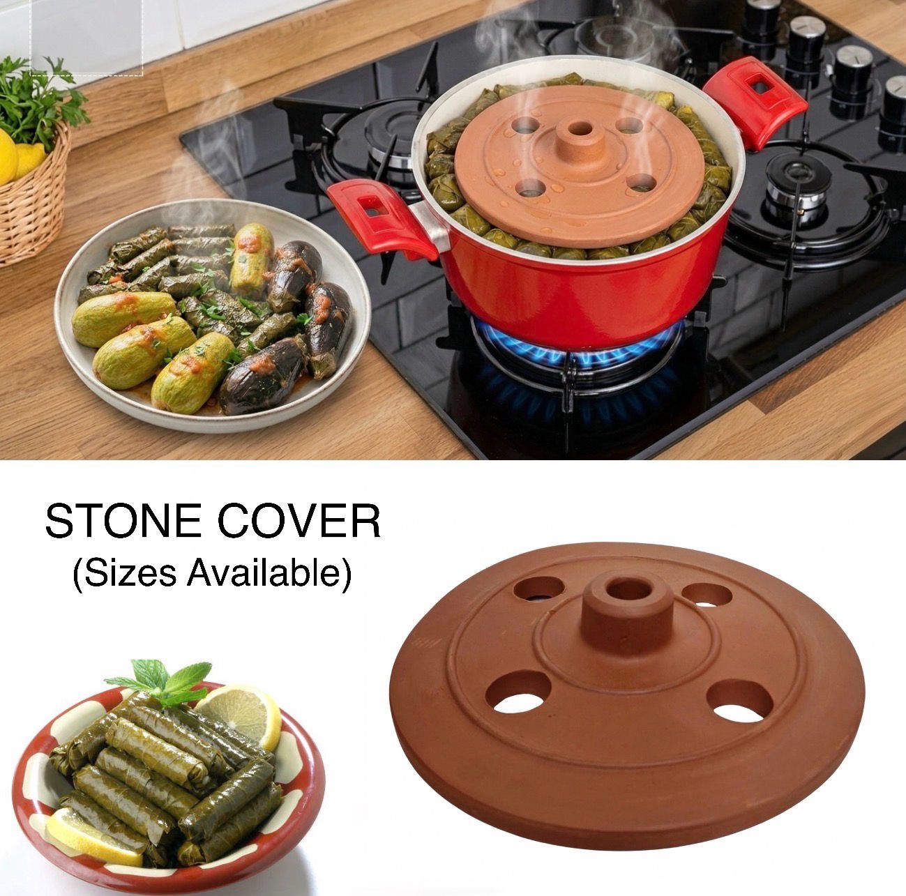 Pottery Stone Cover