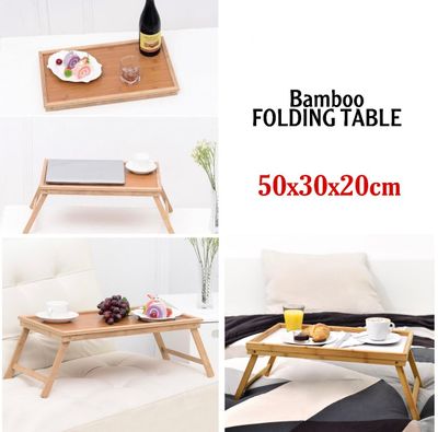 Folding Bamboo Table