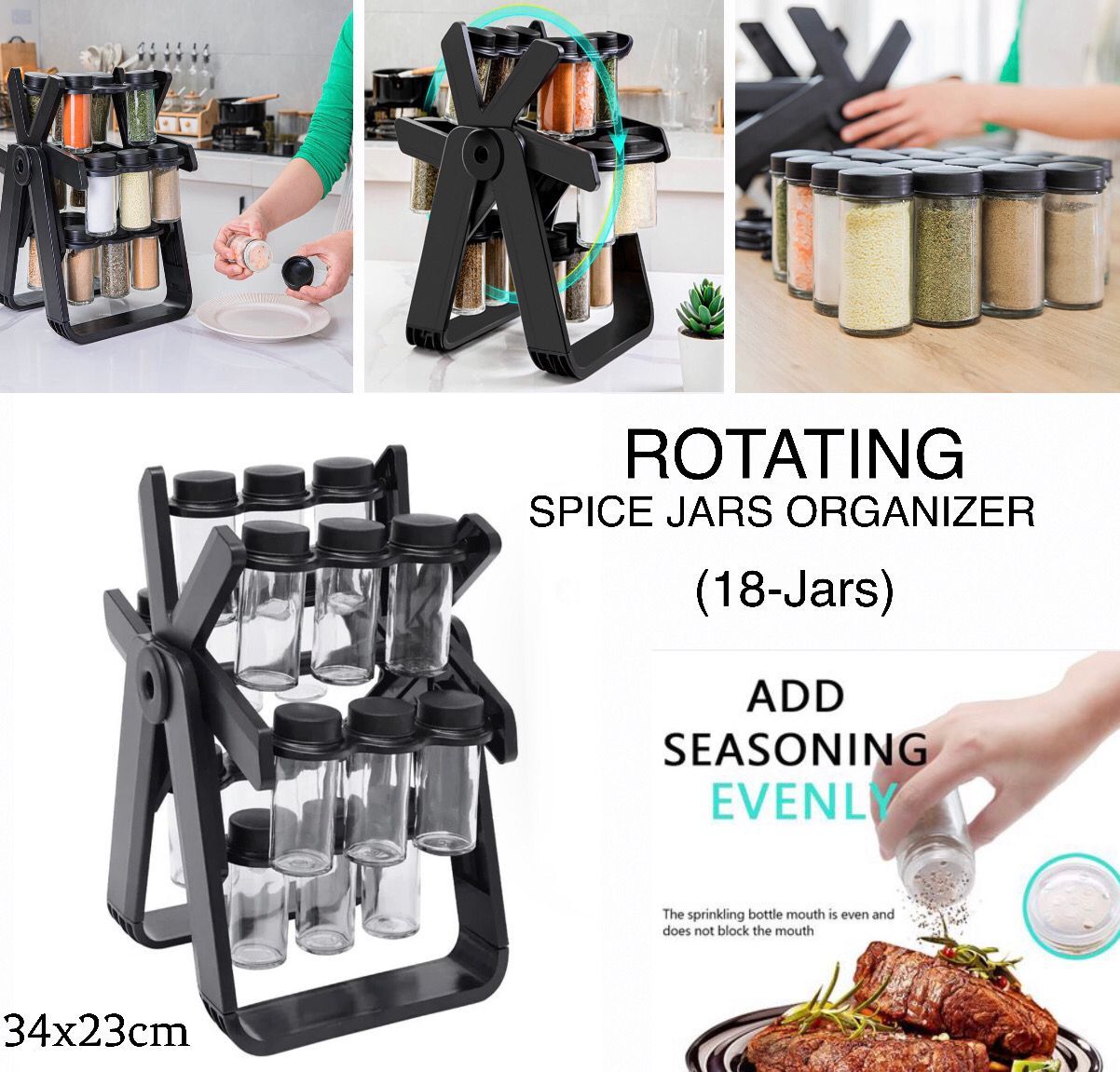 Rotating Spicy Rack