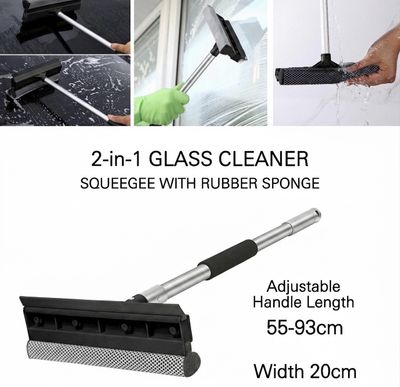 2-in-1 Glass Cleaner (Black)