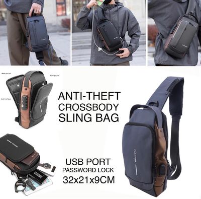 Anti-Theft Crossbody