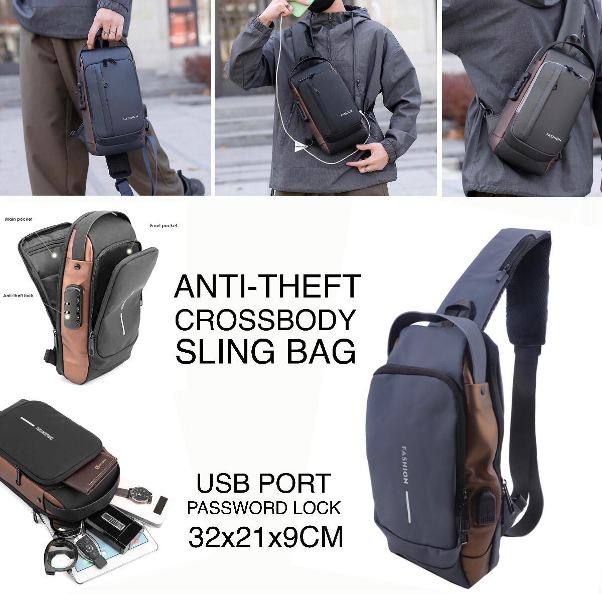Anti-Theft Crossbody