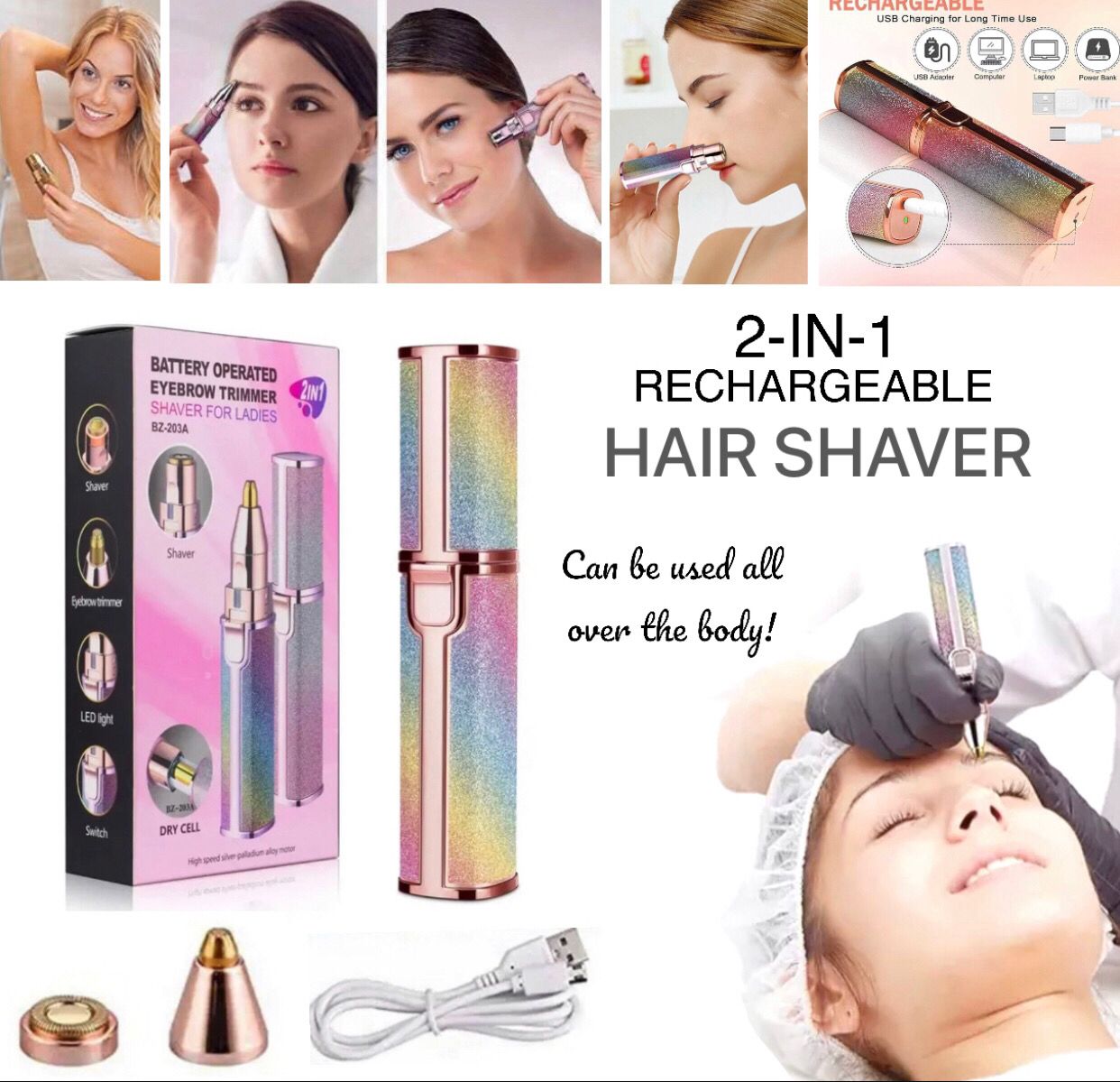 2-in-1 Hair Shaver