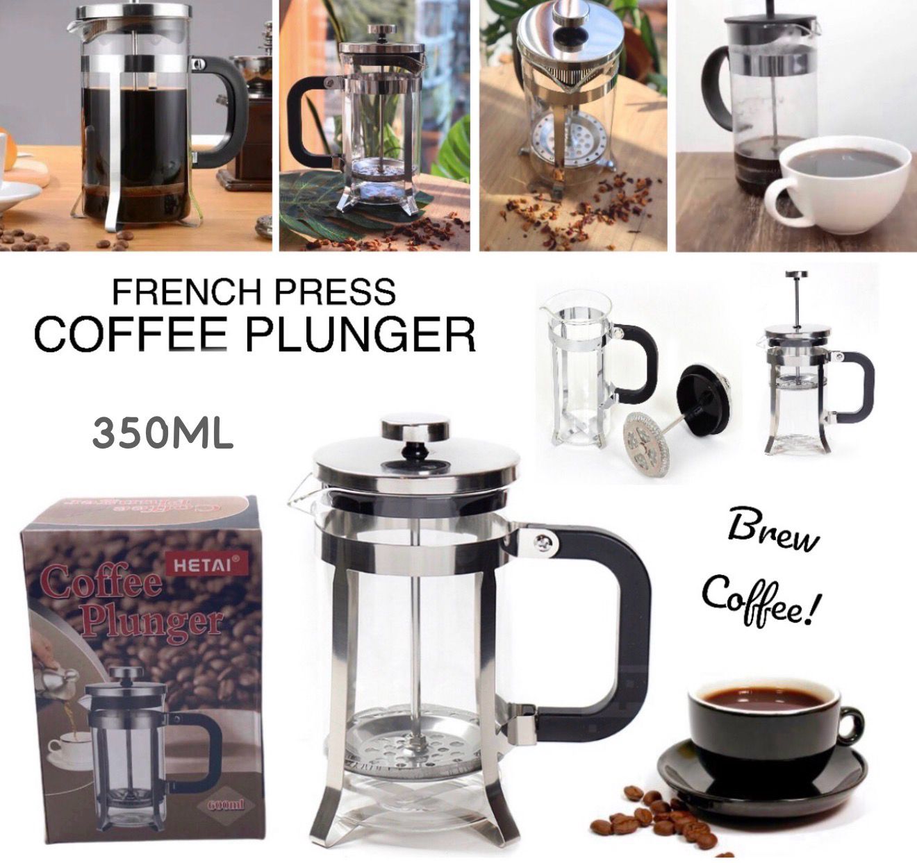 Coffee Plunger (350ML)