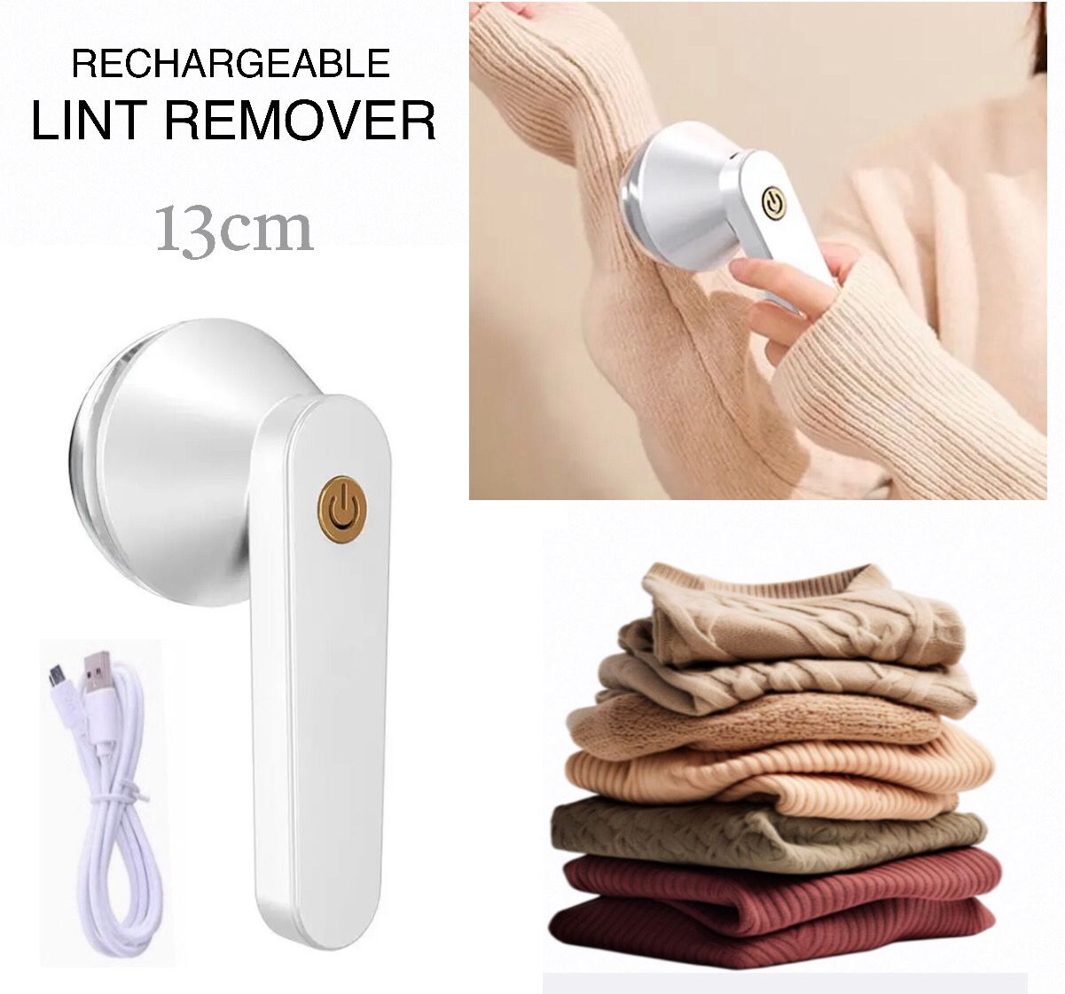 Lint Remover (White)