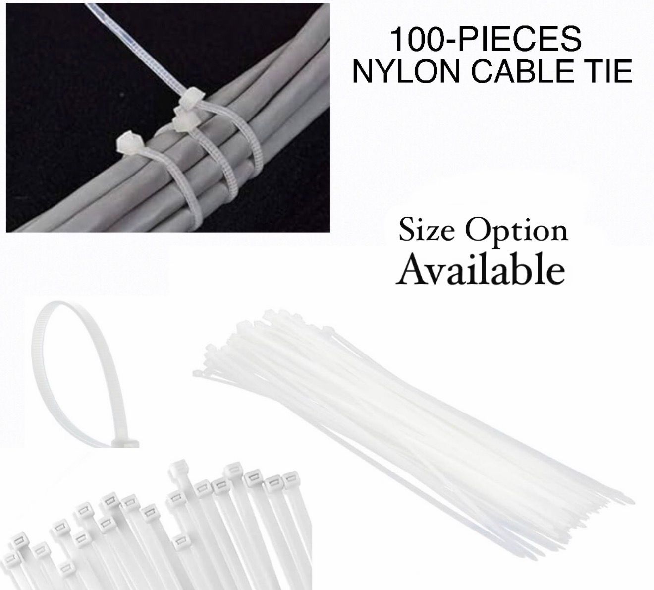 100-Pc Cable Tie
