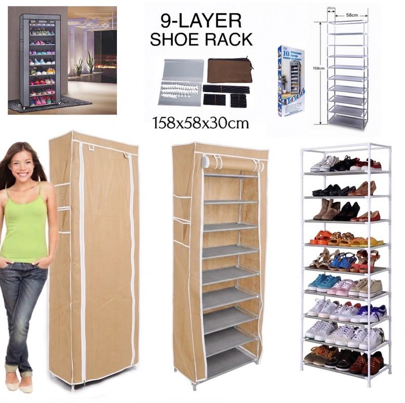 9-Layer Shoe Rack