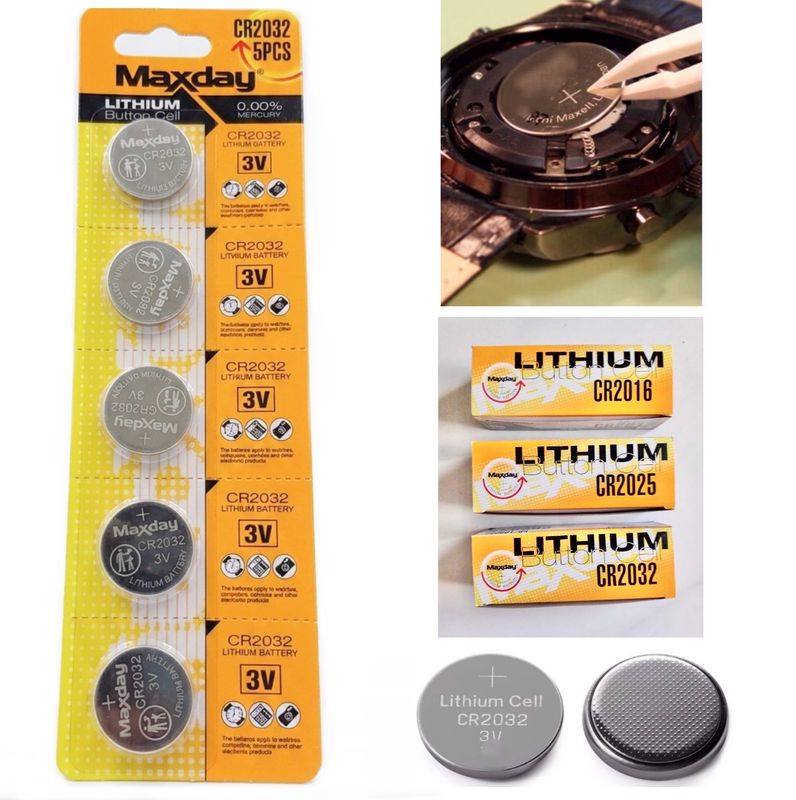 5-Pcs Button Batteries