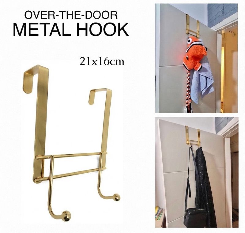 Metal Door Hook (Gold)