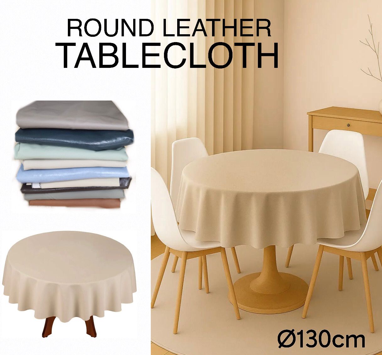 Leather Tablecloth- Round (MA-278)