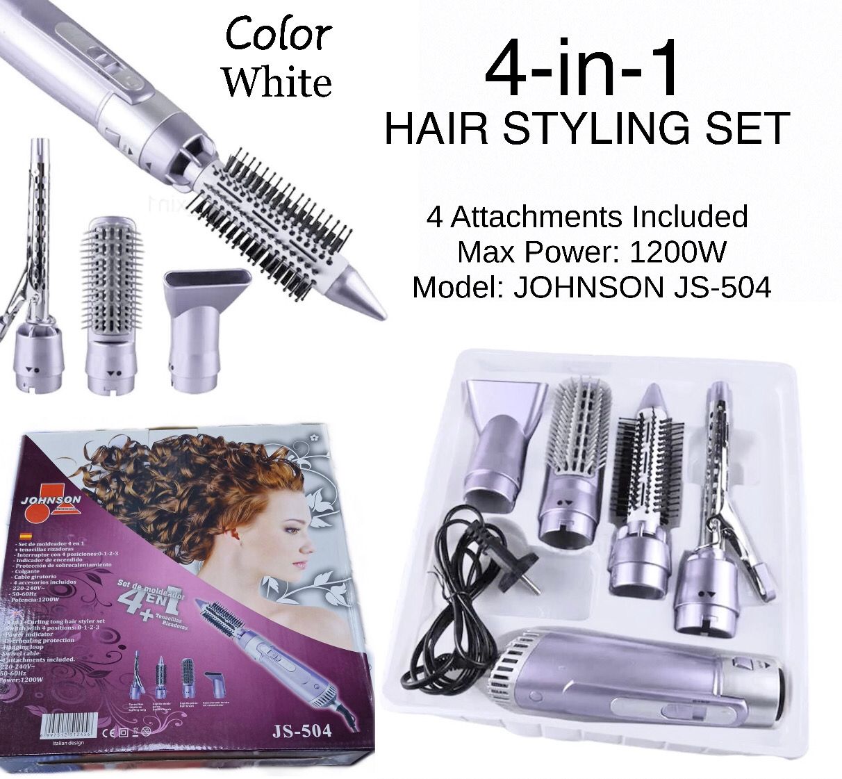 Hair Styler Set (JS-504)
