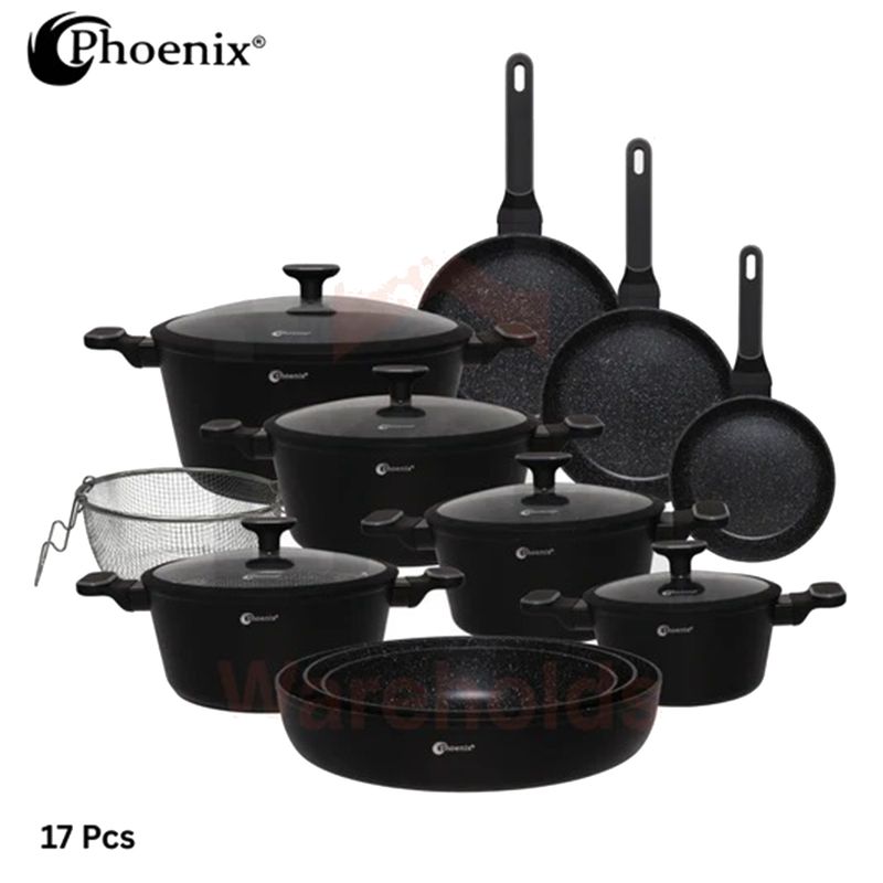 Phoenix 17 Pcs Black Marble Ice Flake Set