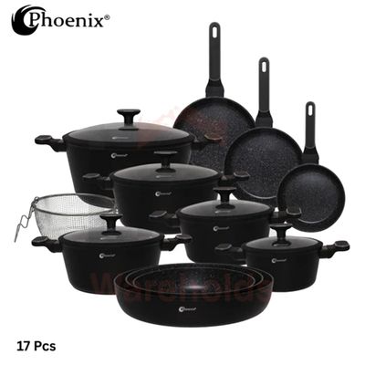 Phoenix 17 Pcs Black Marble Ice Flake Set