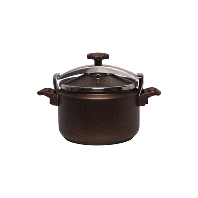 Phoenix Non-stick Marble Professional Granite Pressure Cookware (Brown color)