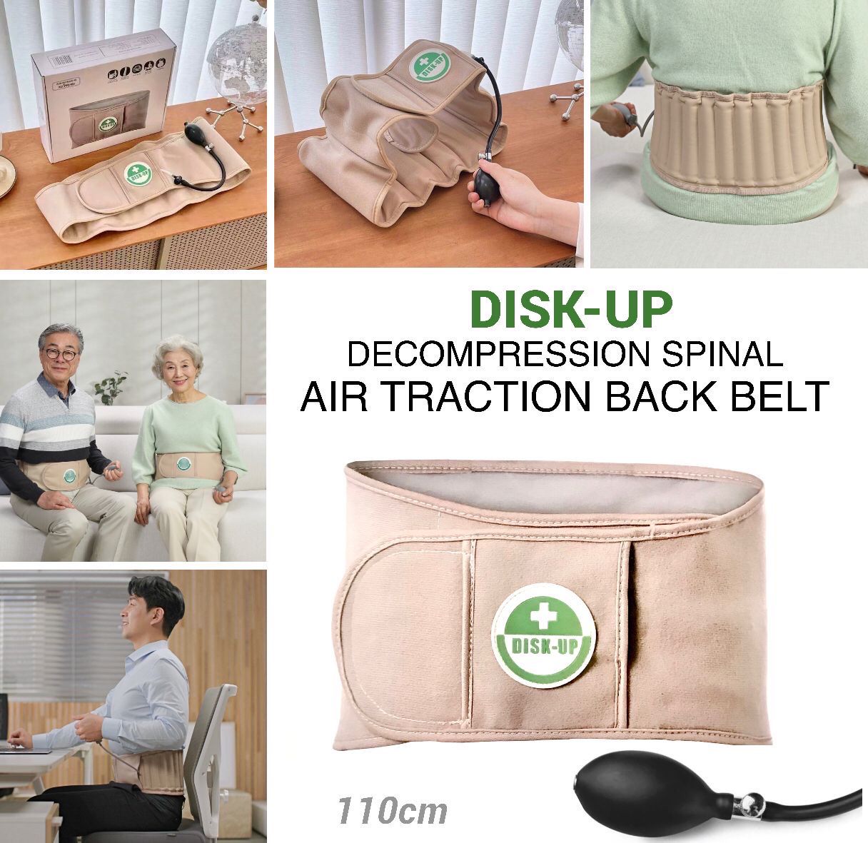 Disk-Up Spinal Belt