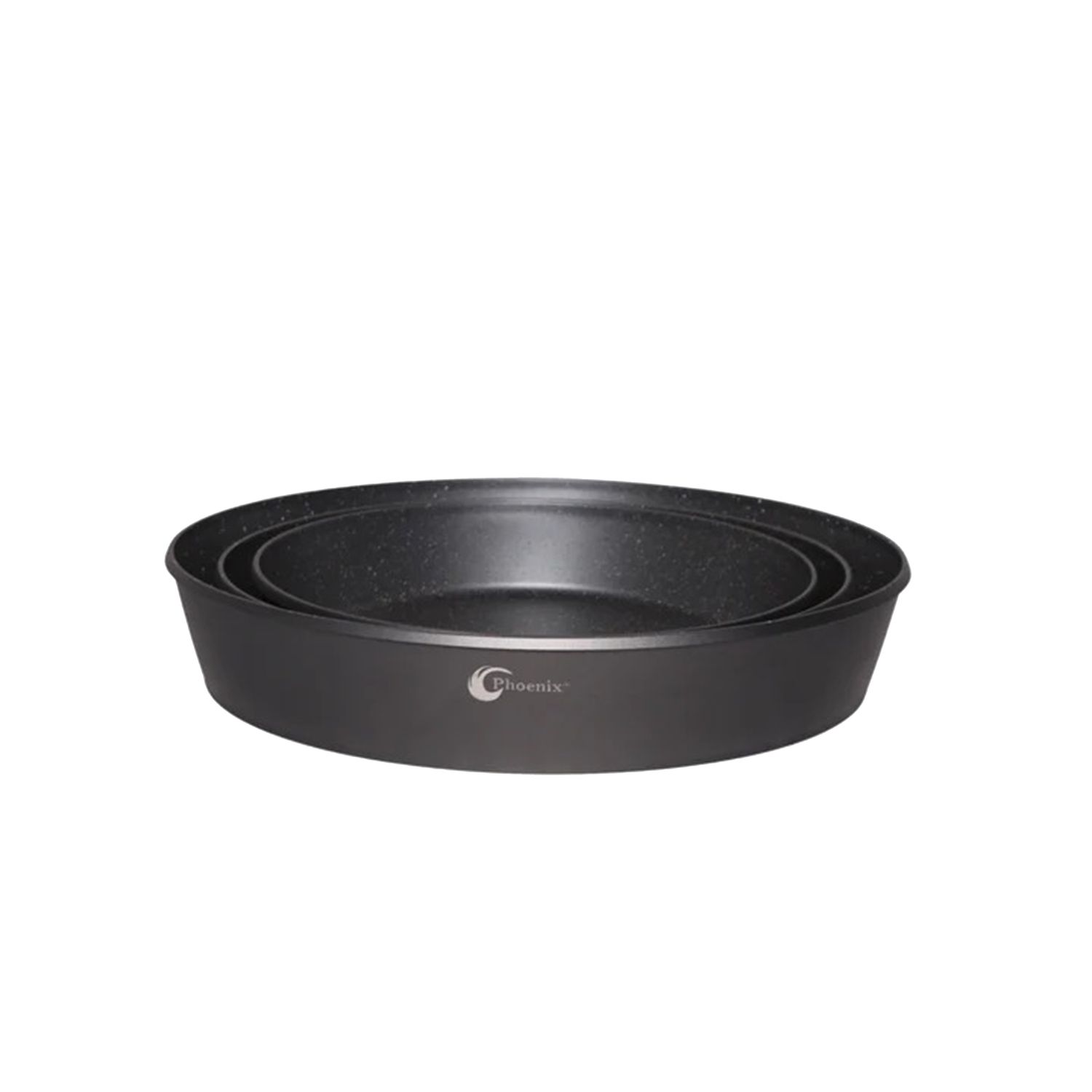 Phoenix 3pcs Black Round Pan Set (PFANNE-POELE)