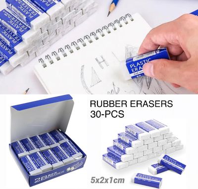 30-Pcs Erasers (8261)