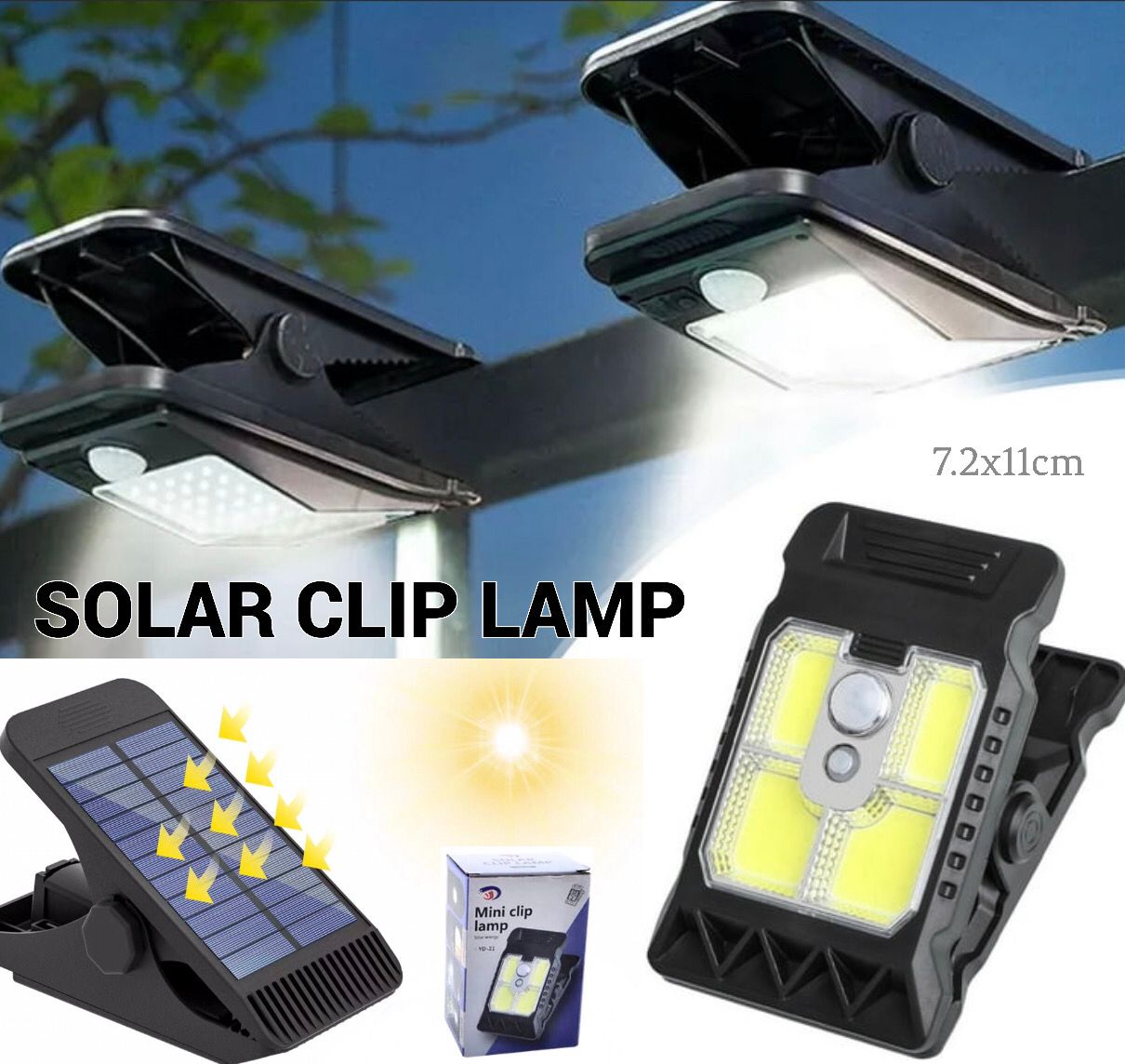 Solar Clip Lamp (YD-21)