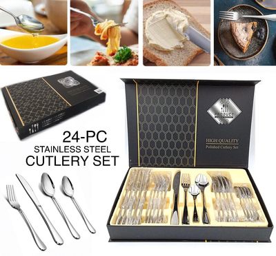 24-Pc Cutlery Set