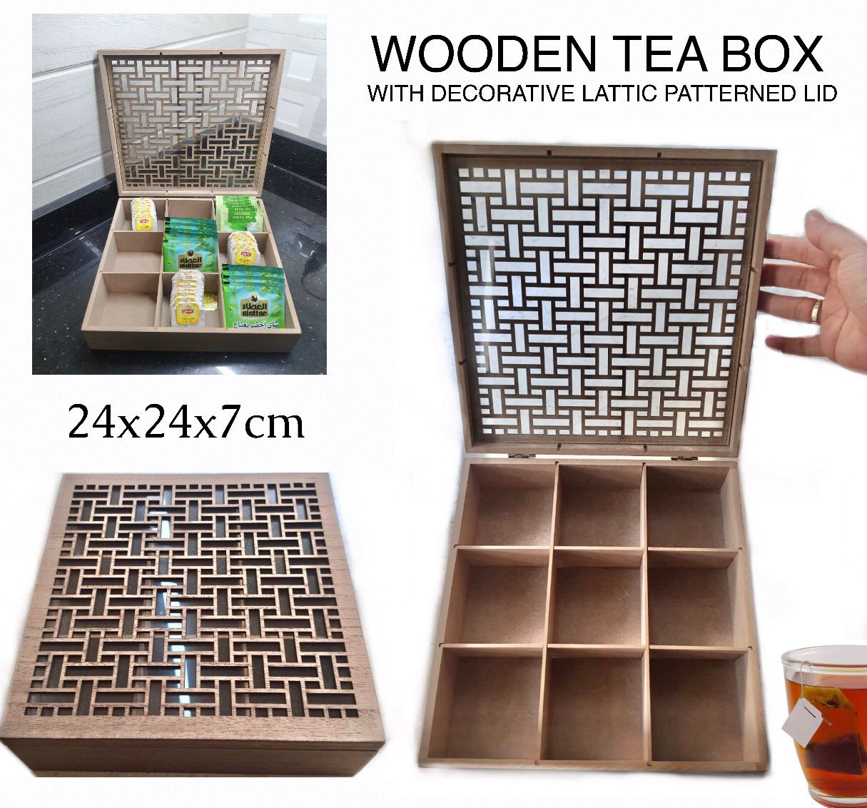 Wooden Tea Box