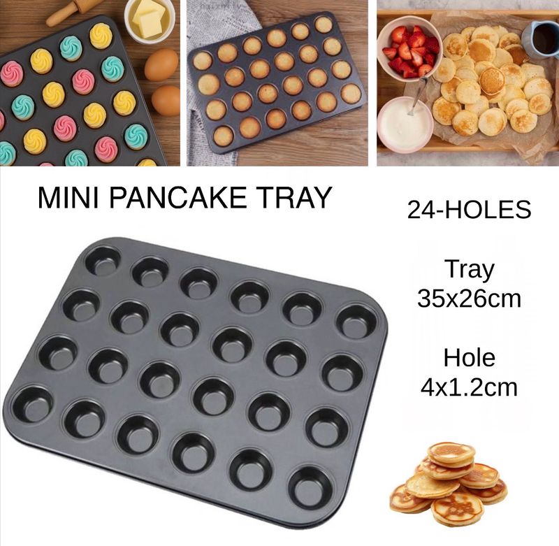 Mini Pancake Tray (24-Holes)