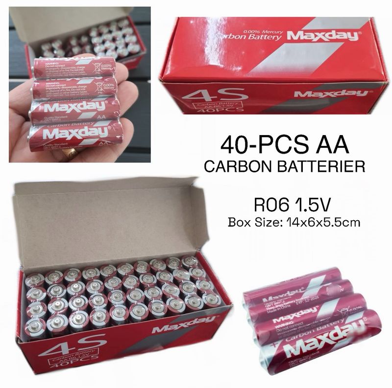 40-Pc AA Batteries