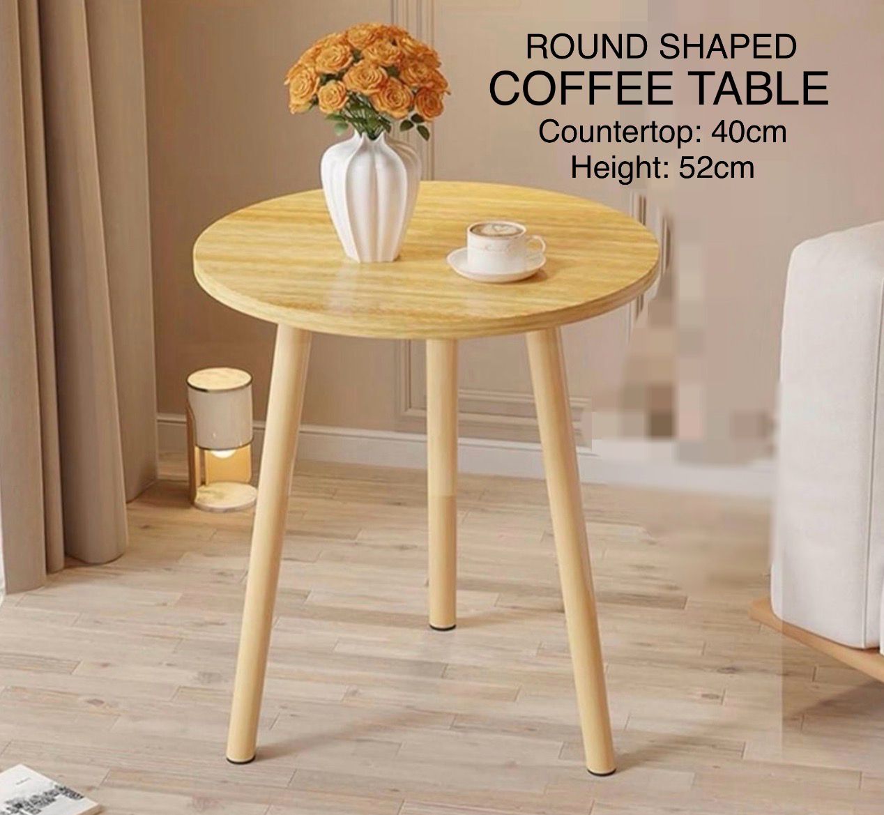 Round Table (Beige)