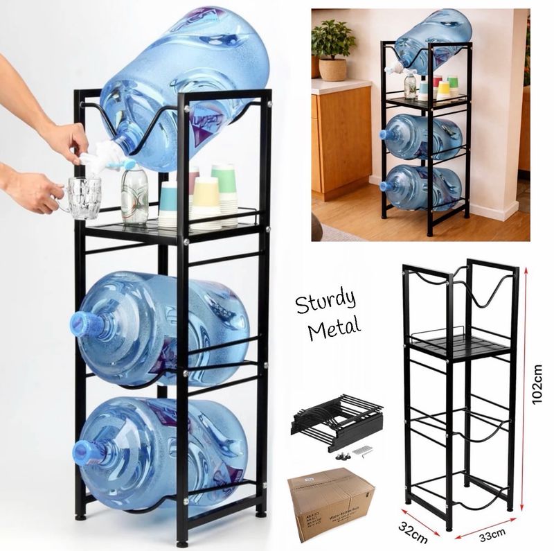 Bottle Stand With Shelf