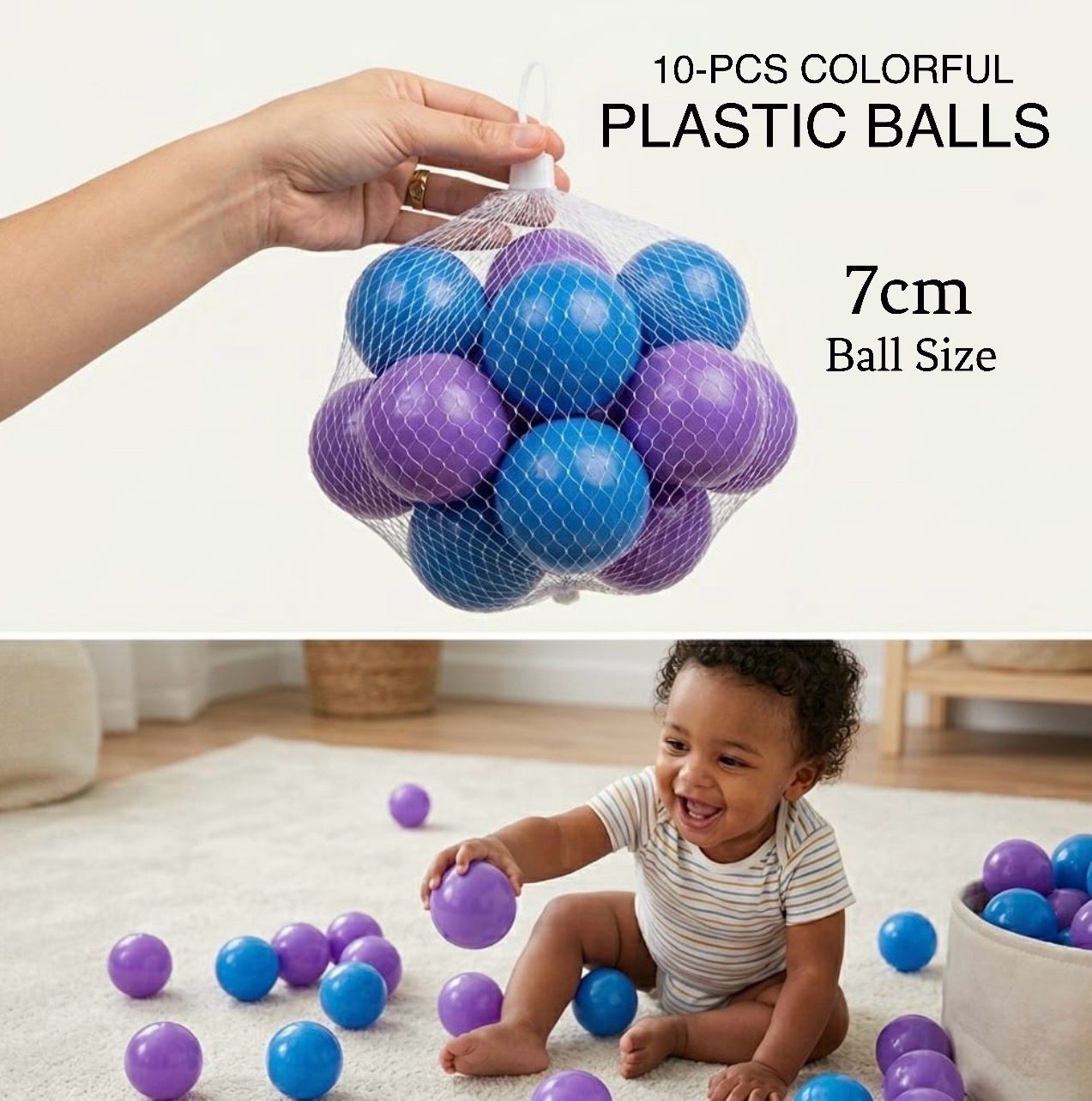 10-Pcs Colorful Balls