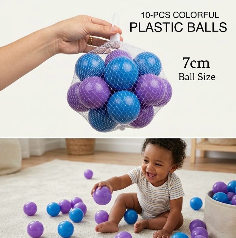 10-Pcs Colorful Balls