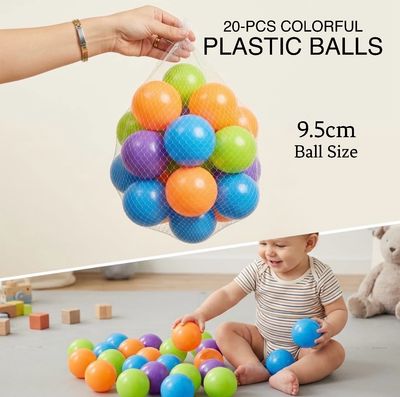 20-Pc Colorful Balls