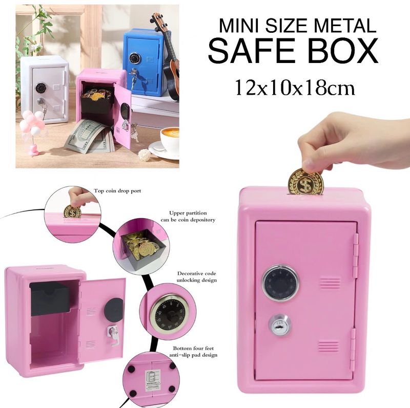 Mini Metal Safe Box