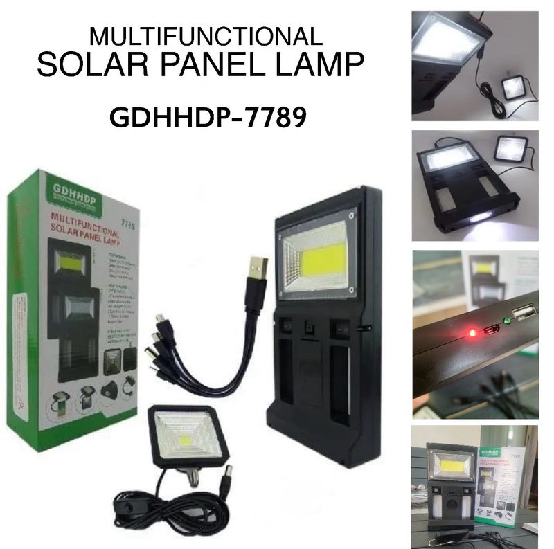 Solar Panel Lamp (7789)