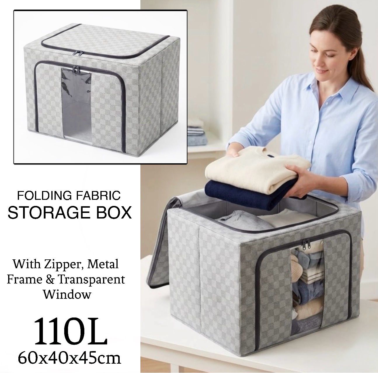 Foldable Fabric Box