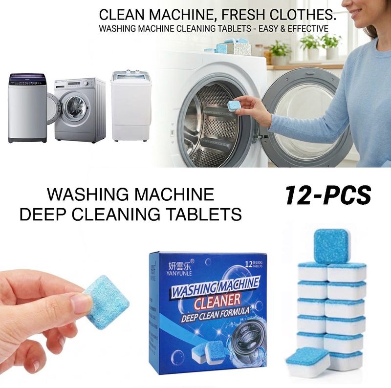 12-Pcs Cleaning Tablets