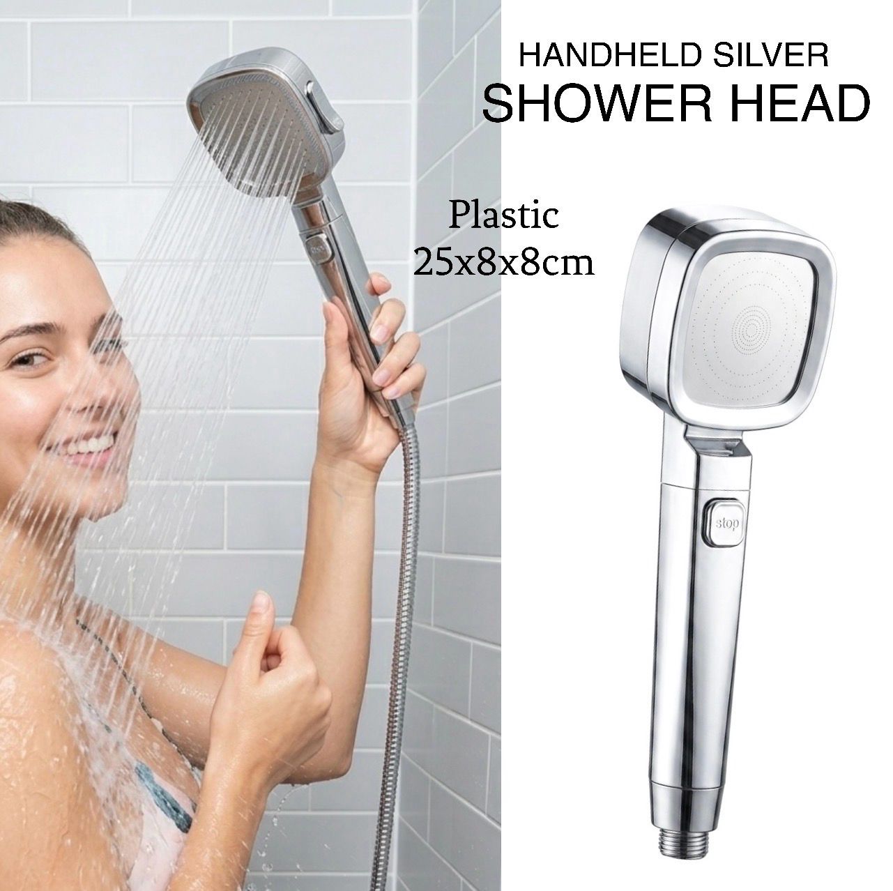 Silver Shower Head