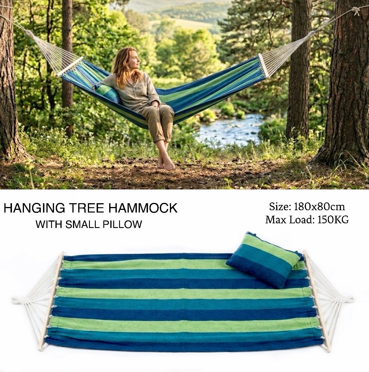 Tree Hammock +Pillow