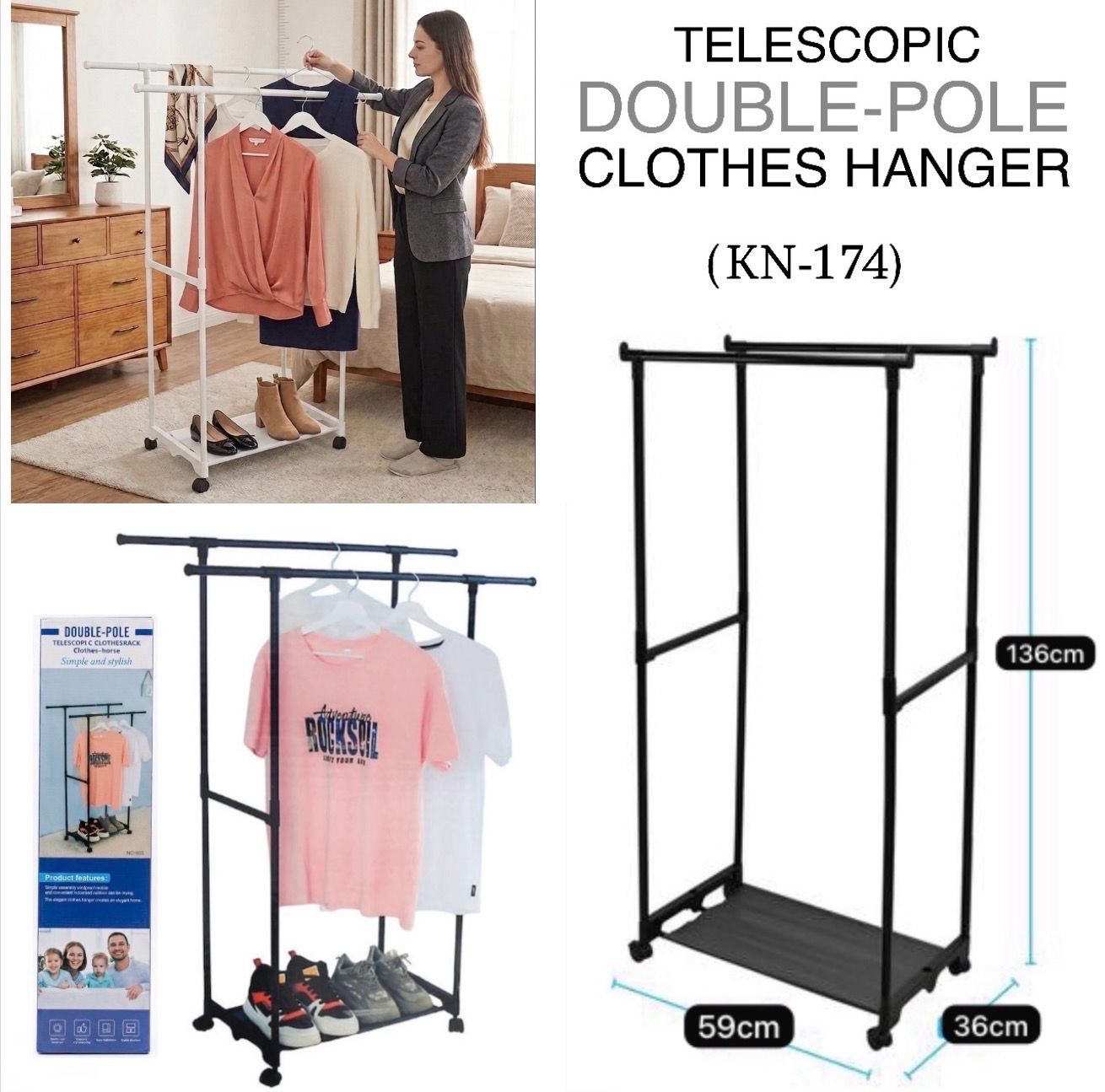Clothes Hanger (KN-174)-903