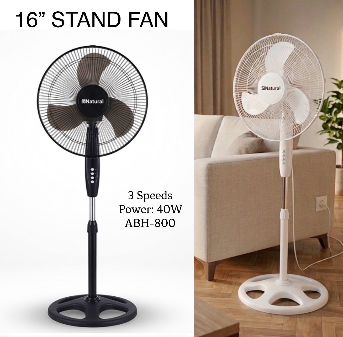 16” Stand Fan (ABH-800)