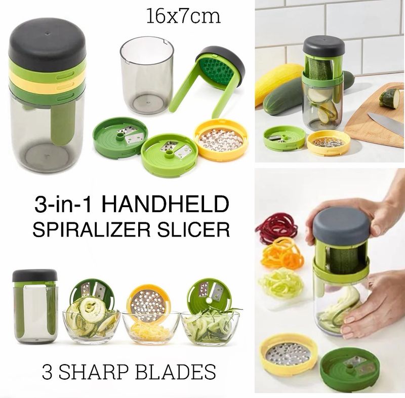 3-in-1 Spiralizer Slicer