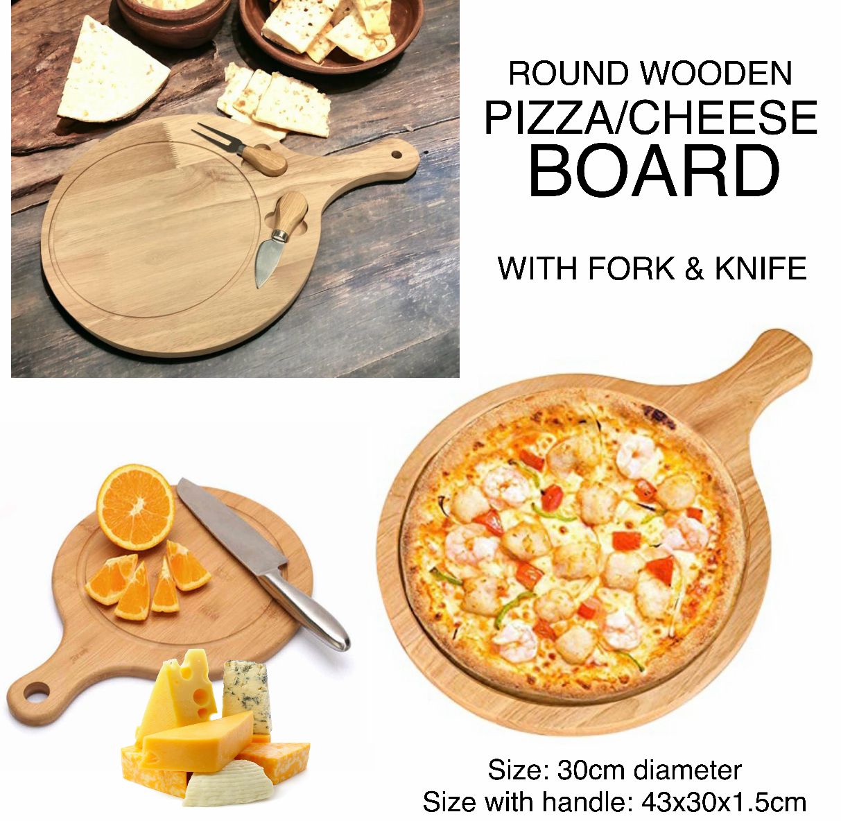 Pizza/Cheese Board