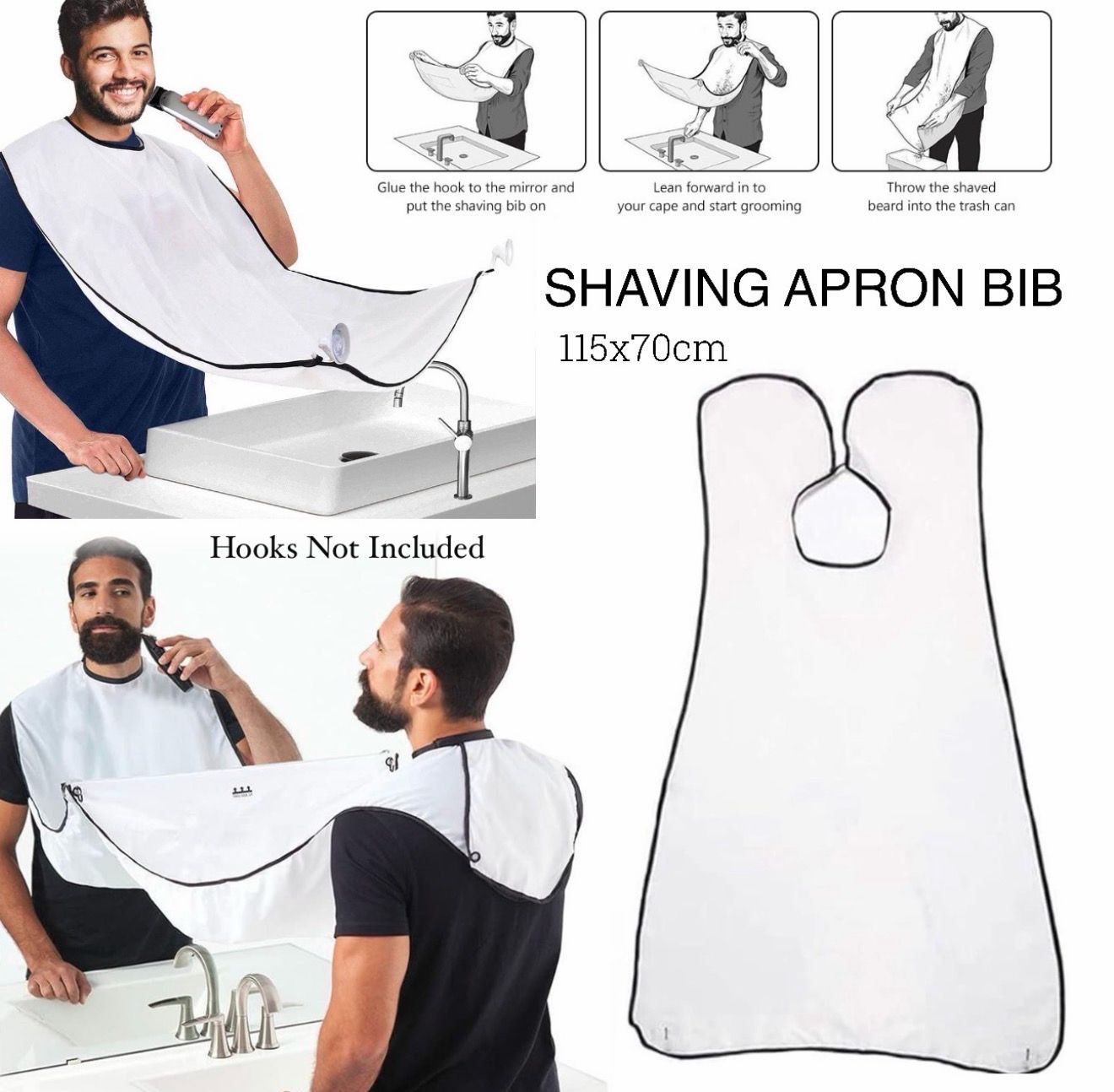 Shaving Apron Bib