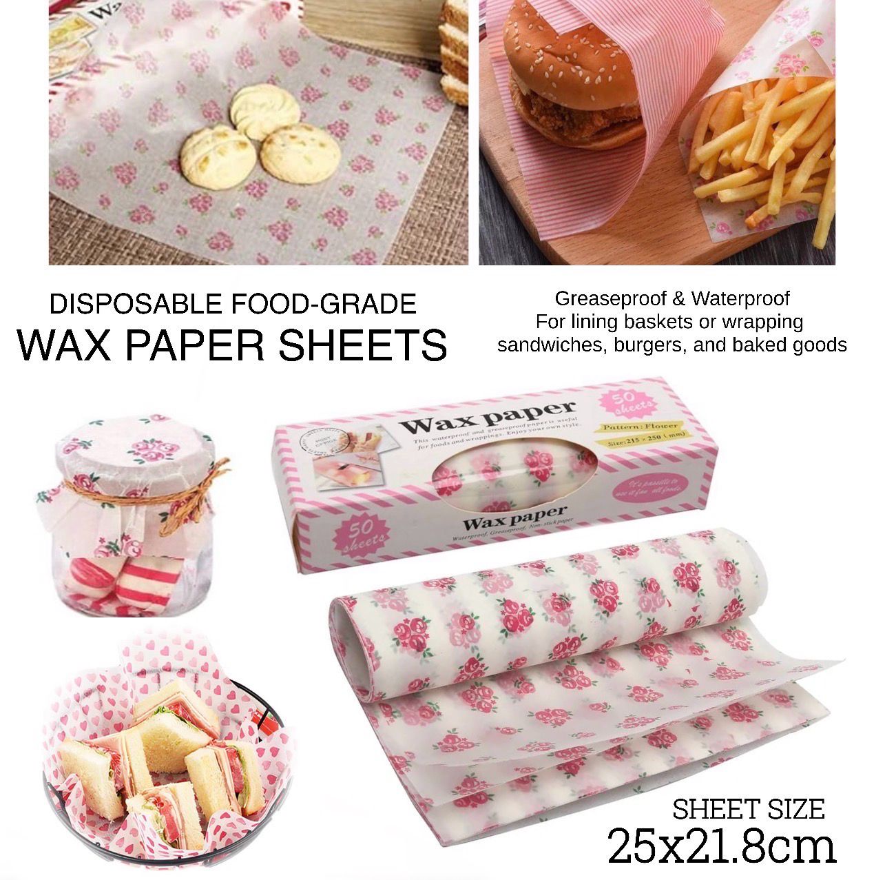 Anti-Grease Wax Papers