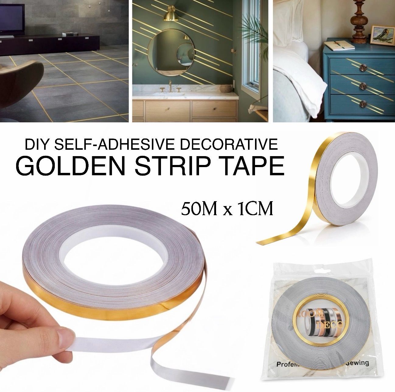 Golden Strip Tape