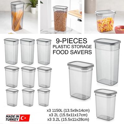 9-Pcs Food Savers
