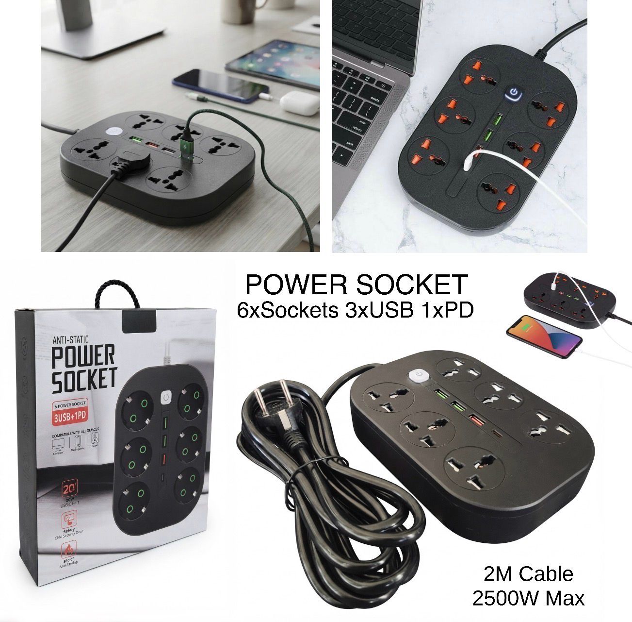 Anti-Static Power Socket