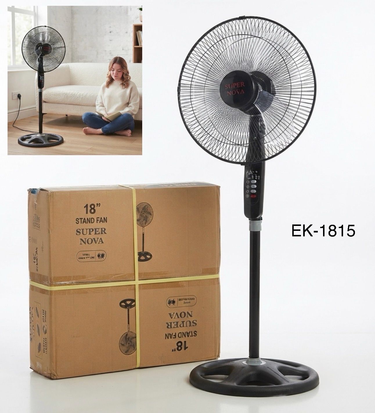 18” Stand Fan (EK-1815)