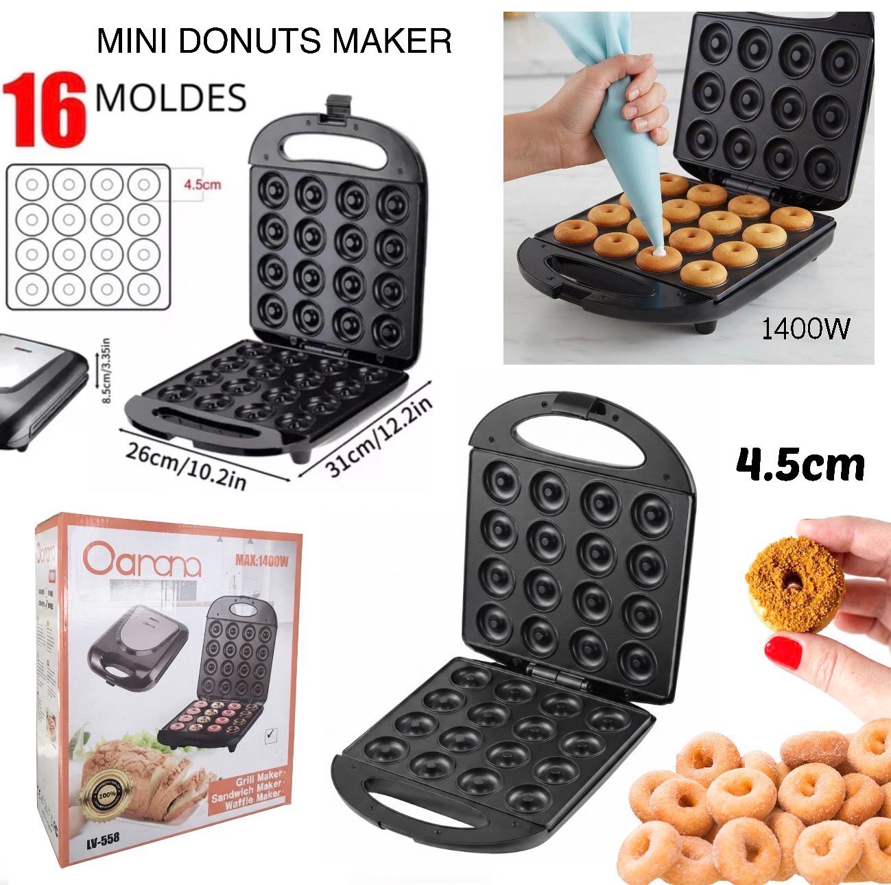 Mini Donuts Maker (LV-558)